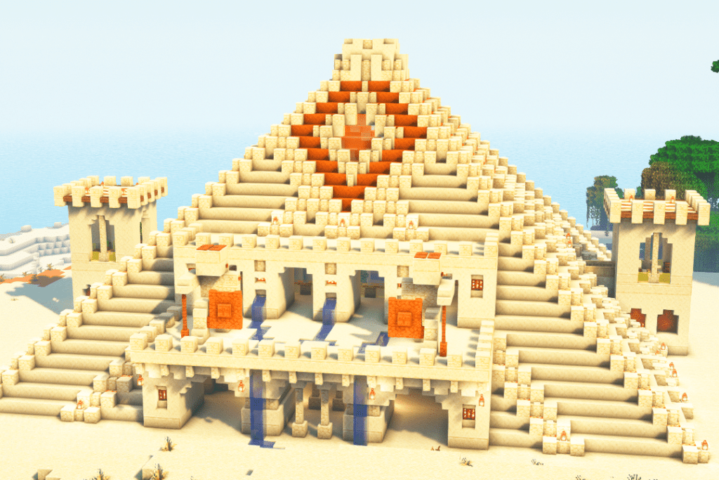 Minecraft Desert Temple build