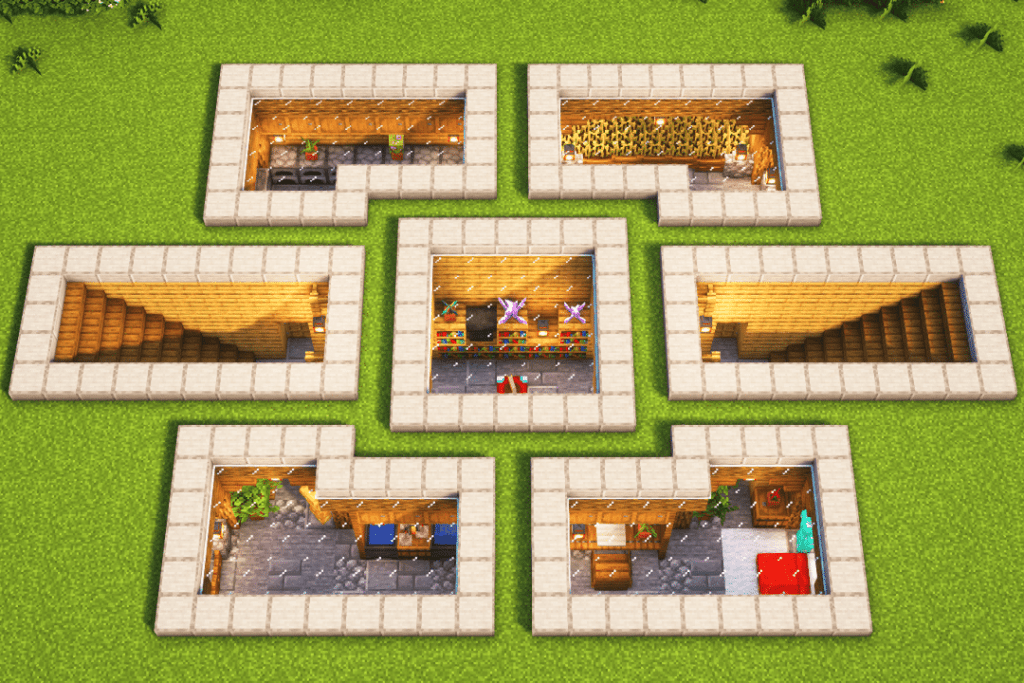 Minecraft Large Underground House build